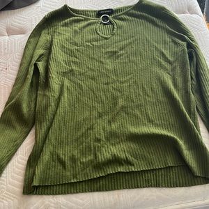 Lane Bryant Green Top
